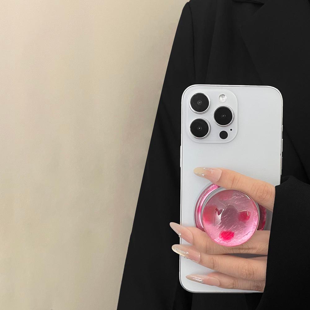Popsocket Họa tiết hình tròn đầy màu sắc Giá đỡ điện thoại có thể gập lại cho điện thoại nam châm