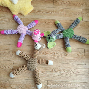 【Ready Stock】 Pet Plush Toy Dog Relieving Stuffy Bite-Resistant Molar Tooth Cleaning Toy Pet Supplies Dog Toys 6Yid