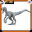 Takara Tomy Ania Jurassic World Blue (Snow Ver.) Animal Dinosaur Toy for Ages 3 and Up