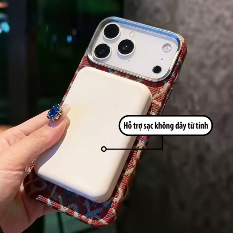 [Chính Hãng] Ốp Lưng Họa Tiết UELKIN ARAMID FIBER Cho iPhone 17 Pro Max - Vân Dệt Chống Sốc, Vòng Từ Tính Sạc Không Dây
