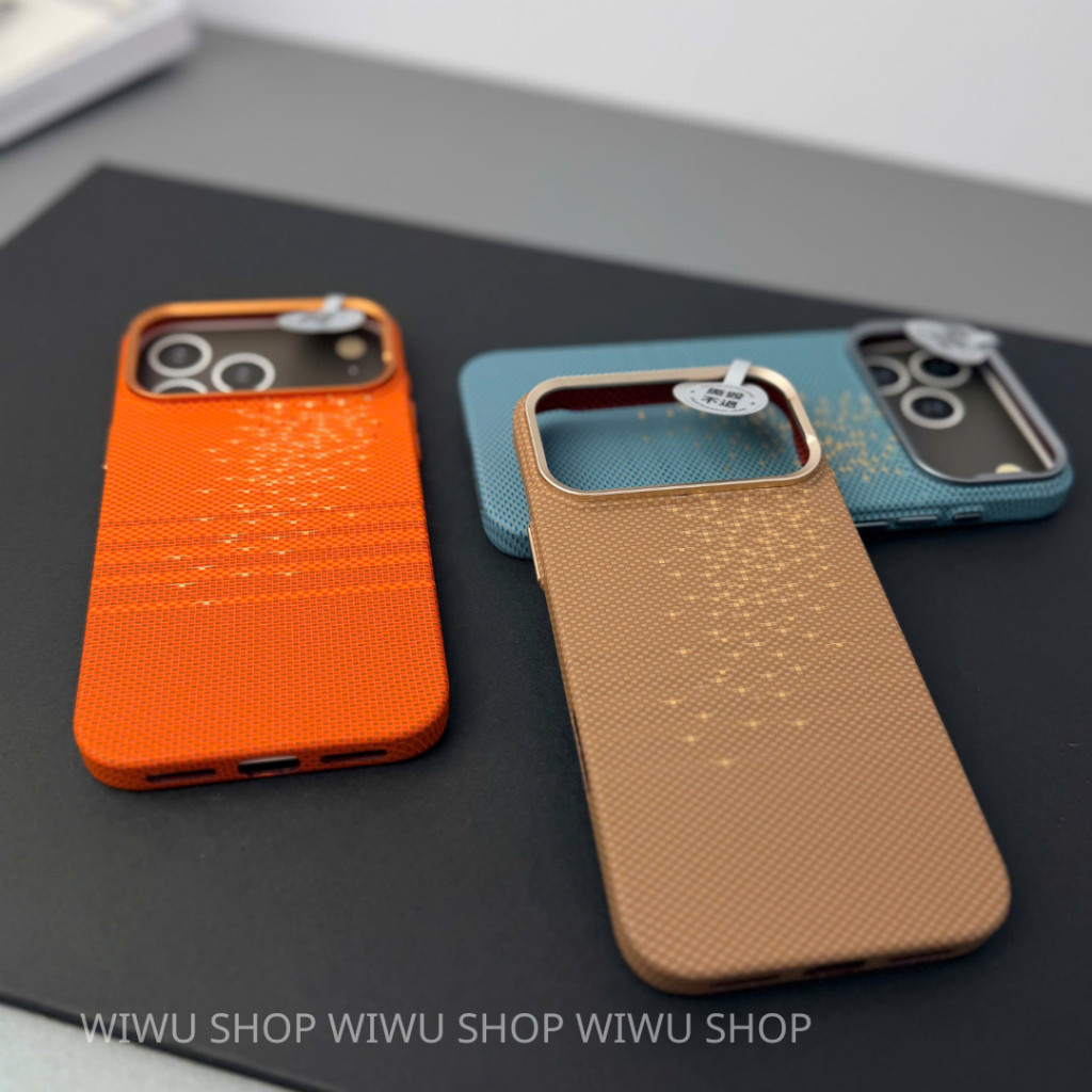 [Chính Hãng] Ốp Lưng UELKIN ARAMID Fiber Texture Giả Kevlar Chống Sốc MagSafe Bảo Vệ Camera iPhone 17 Pro Max