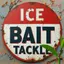 CIFbuy 2D Metal Ice Fishing Sign, Rust Tackle Shop Billboard, Man Cave Wall Art Quà tặng Halloween