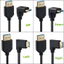 Cáp lò xo cuộn Micro HDMI sang HDMI 2.1, 1,2 mét, 8K @ 60Hz / 4K @ 120Hz, phích cắm siêu mỏng 4.0mm, phích cắm 90 độ cho máy ảnh kỹ thuật số, máy quay phim, HDTV, màn hình