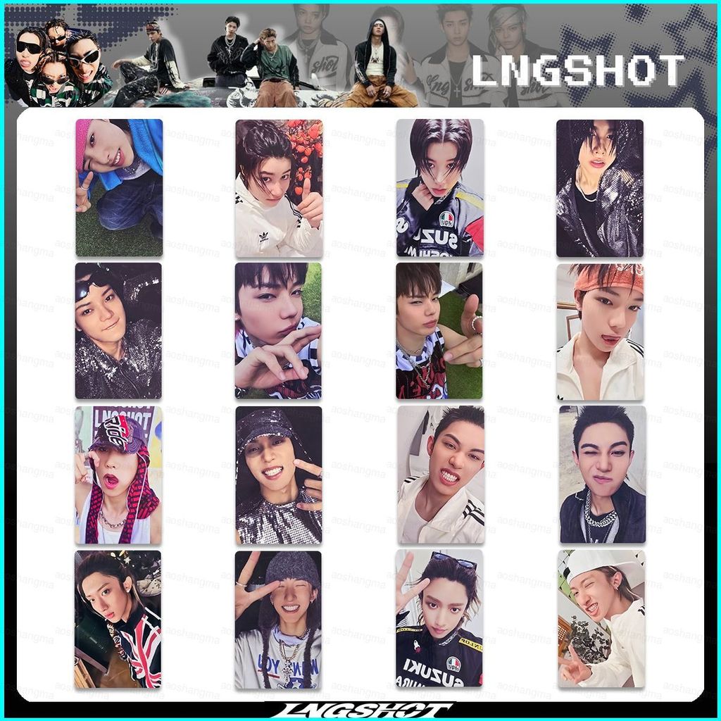 HK1 4 Cái / bộ LNGSHOT LOUIS LOUIS LOMO Card Ra mắt EP Album SHOT CALLERS Bưu Thiếp Bộ sưu tập Ngôi sao Ngoại vi KH1