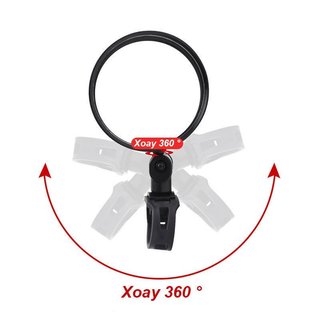 Xe đạp điện gương chiếu hậu tròn ABS điều chỉnh 360 độ, tay cầm gập gọn