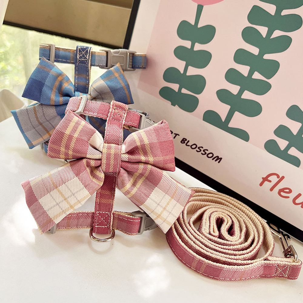 JK Preppy Phong Cách I-Back Thú Cưng Mèo Dây Xích Mèo Đi Bộ Dây Xích Mèo Con Mèo Con Đi Chơi Đột Phá Dây Xích Mèo Đặc Biệt