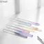 Thước khối TUYỆT VỜI, Thước thẳng Acrylic 20CM, Công cụ vẽ trong suốt màu Gradient chất lượng cao Đồ dùng văn phòng trường học