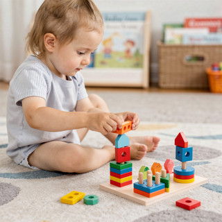 Đồ chơi câu cá từ tính Montessori Phân loại màu gỗ Động cơ tinh tế Học tập Logic cho trẻ mới biết đi