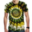 Xoắn Ốc Streak Tie-Dye Áo Nam Thiết Kế 3D Paisley, Phù Hợp Dạo Phố Mùa Hè