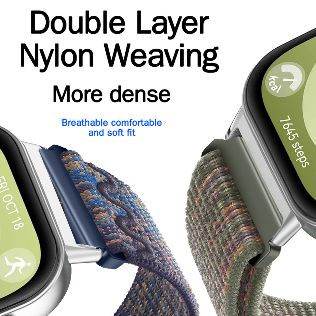 Dây đeo vòng nylon cho Huawei Watch Fit 5 / Fit 4 / Fit 3 / Fit 5 Pro / Fit 4 Pro, phụ kiện thể thao