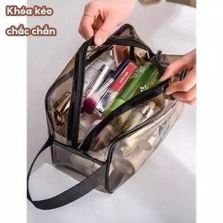 [Set 3] Túi Nhựa PVC Travel Đựng Đồ Đa Năng, Đựng Mỹ Phẩm, Đồ Dùng Cá Nhân Dễ Dàng Mang Theo