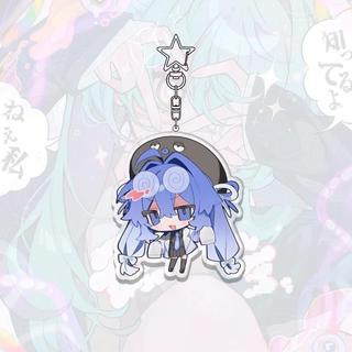Móc khóa Anime Hatsune Miku Kasane Teto Vocaloid Mesmerizer Acrylic Keychain phụ kiện treo túi xách quà tặng sinh nhật