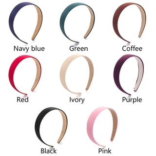 SAIA Wide HeadBand Màu Trơn Nữ Cô Gái Alice Hair Band