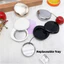 Hộp đựng nước hoa rắn GUSTAVA, Hộp đựng du lịch có thể xoay rỗng, Hợp kim kẽm DIY Xoay mở Đóng Chai có thể thay thế Mỹ phẩm