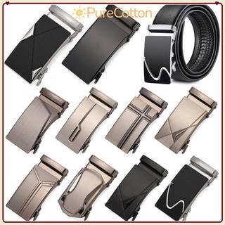 [Giao hàng từ Việt Nam] Khóa thay thế thắt lưng PURECOTTON0, Khóa thắt lưng DIY có thể điều chỉnh, Phụ kiện kinh doanh Đầu thắt lưng nam bằng sắt