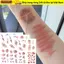 BAMBOOB 1 / 4 Miếng dán hình xăm sẹo cánh tay Cosplay, vết thương không thấm nước thực tế Bruising Hình xăm tạm thời, Hình xăm giả lâu dài