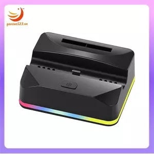 Đế sạc có đèn RGB cho Switch 2 Trạm sạc nhanh Giá đỡ máy chơi Game di động có quạt làm mát