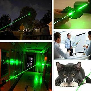 Bút laser xanh công suất cao, điều chỉnh tiêu cự, đèn pin laser mạnh mẽ, dùng để bán mô hình