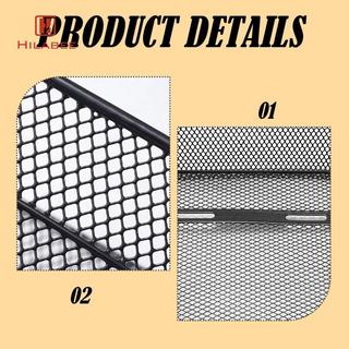 HILABEE Xe Đạp Kim Loại Phía Sau Giỏ Lưới Rộng Tổ Chức Giá Đỡ Hàng Chắc Chắn Để Mua Sắm Và Giải Trí Đi Xe