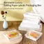 Hộp bánh Sandwich hình chữ nhật TRTR Hộp đựng bánh và bánh ngọt 50 miếng mỗi Pa VN