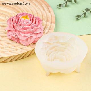[Mới] Khuôn silicon mẫu đơn hoa hồng làm bánh, socola, xà phòng – Quà tặng lễ tình nhân
