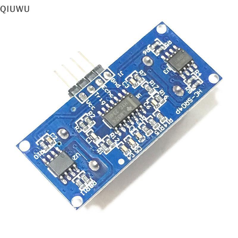 Mô-đun cảm biến khoảng cách siêu âm QIUWU HC SR04 Phát hiện phạm vi chính xác cao cho ô tô thông minh DIY.