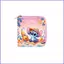 SQ11 Stitch Hoạt Hình Anime PU Ngắn Dây Kéo Ví In Hình Túi Xách Đa Chức Năng Khe Cắm Thẻ Túi Đựng Tiền Xu