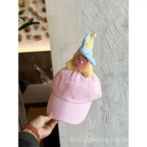ins Nhật Bản Hàn Quốc HELLO Starman Cap Cha Mẹ-Con Mũ Bóng Chày Cotton Nguyên Chất Che Nắng Mũ Mùa Xuân Mùa Hè Mũ Mới