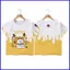 GN Maltese Pokemon Pikachu Unisex Xu Hướng Thời Trang Mùa Hè Áo Thun Anime Tay Ngắn Top NG