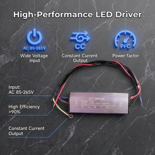 SMVP LED Driver Power Biến áp chống nước 5-10W 20W 30W 40W 50W 60W 70W 80W 100W