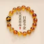 Đền Giả Tự Nhiên Citrine Vòng Tay Pha Lê May Mắn Chuyển Thịnh Vượng Hổ Mắt Citrine Vòng Tay 26.5.6