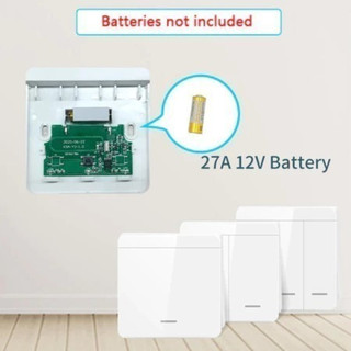 Công Tắc Điều Khiển Từ Xa RF 433MHz, Rơle Không Dây Cho Đèn Điện Thông Minh Tại Nhà