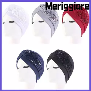 MERIGGIARE Hồi Giáo Mũ Turban Nữ Mũ Đội Đầu Bandana Mũ Ngủ