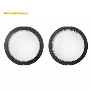 2 Chiếc Đen & Trong Suốt Linh Kiện Thay Thế Ống Kính Bảo Vệ Bảo Vệ Ống Kính Toàn Cảnh Bảo Vệ Thể Thao Cho X3 Dính