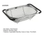 Linh hồn| Bộ lọc bồn rửa Máy lọc lưới mịn trên bồn rửa Bộ lọc lưới mịn bằng thép không gỉ có tay cầm cao su có thể mở rộng – Bồn rửa chén nhà bếp hình bầu dục để dễ dàng