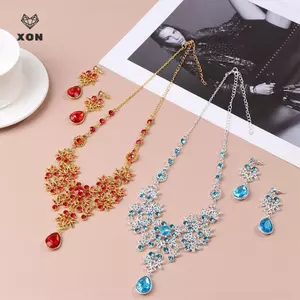Tiệc Cưới Bộ Bông Tai Nelace Hoa Giọt Nước Nelace Cô Dâu Phụ Kiện Trang Sức Cưới [Mina]