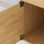 Trục giấu bằng thép không gỉ - Bản lề ẩn có chốt ống lót - Bản lề xoay cửa tủ - Mã góc cố định quay - Chốt nội thất loại L / Giao hàng miễn phí