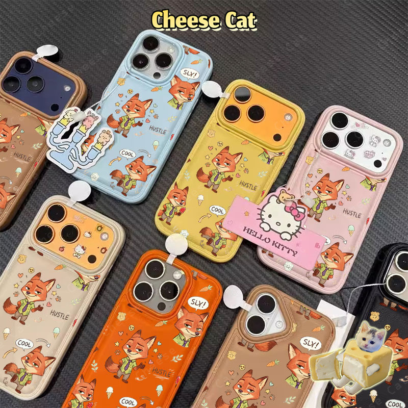 Ốp Lưng Da iPhone Nhân Viên Cảnh Sát Thỏ Dễ Thương Cho iPhone Xs XR 11 12 13 14 15 16 17 Pro Max Ốp Điện Thoại Di Động