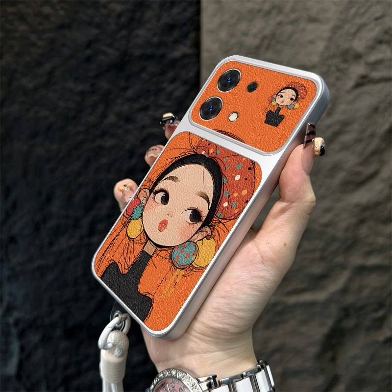 Ốp Lưng PBZZ Cho REDMI NOTE 13 4G REDMI NOTE 13 PRO 5G Vỏ Điện Thoại Lo Âu Vỏ Mềm Chống Sốc Thiết Kế Mới Thẩm Mỹ Hoạt Hình Dễ Thương Có Dây Buộc Cho Bé Gái TBDTMD1