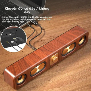 Loa Bluetooth để bàn âm thanh nổi 4 loa Bluetooth 5.0 pin 2400mAh hỗ trợ đàm thoại nghe nhạc chất lượng cao