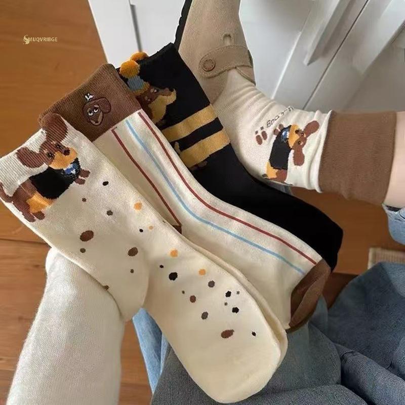 MUQV Ngộ nghĩnh Dachshund Động Vật Cotton Sos Xúc Xích Chó Hoạt Hình In Sos Thu Đông Ấm Áp Như vậy Dễ Thương Cặp Đôi So n