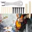 Guansfs Bộ chốt cầu với bộ đàn guitar kéo Yên kim loại + nhựa cho hầu hết các cây đàn guitar acoustic
