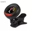 Guansfs Rowin LT-21 Mini Clip Bộ Chỉnh Kỹ Thuật Số Màu Sắc Kép Đèn Nền LCD Trên Cho Đàn Guitar Bass Violin Ukulele Màu Ngẫu Nhiên