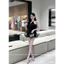 ĐẦM LƯỚI ĐEN CỔ YẾM ĐÍNH HOA BYJOLIE