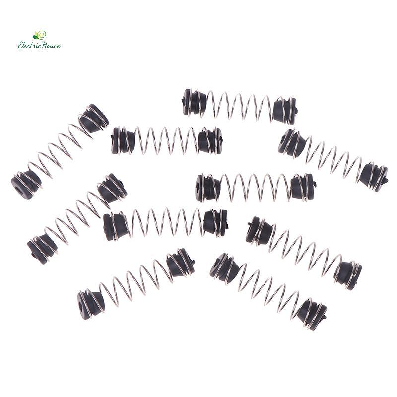 [Nhà điện] 10 chiếc Thay thế lò xo cắt tỉa chính xác bằng đế cao su, Phụ kiện dụng cụ làm vườn và bãi cỏ phong cách đương đại mới