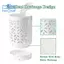 Chậu hoa lan có lỗ, Nồi hoa lan bằng gốm 4 Inch để bò sát, Chậu trồng hoa trong nhà ngoài trời, thoáng khí Dễ dàng lắp đặt màu trắng
