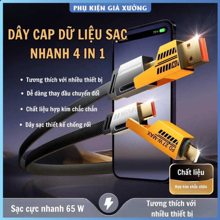 Charging Cable – 65W – 2