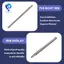 2 bộ Đồ chơi nâng cấp xe RC Bộ phụ kiện trục sau ô tô cho các bộ phận nâng cấp xe RC 1 / 12 MN128 MN86 G500