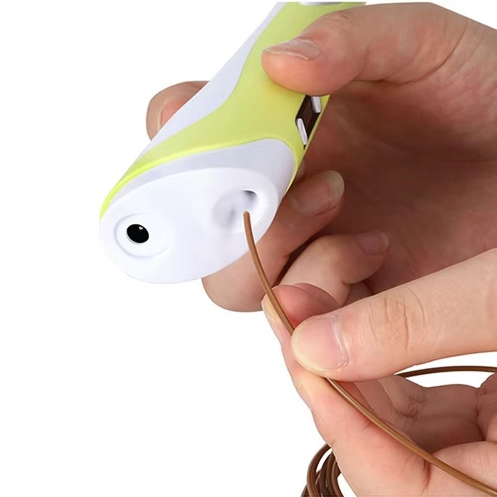 Bút in 3D DONOVANQQ, Bút vẽ DIY tốc độ có thể điều chỉnh USB, Màn hình LED vui nhộn Tranh an toàn với bút 3D PLA Đồ chơi thông minh