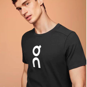 Áo thun cotton dáng rộng cổ tròn in hình thể thao, phù hợp nam và nữ